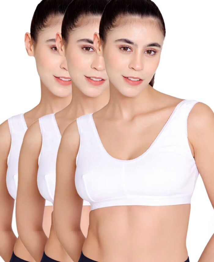 Bodycare Premium Support Sports Bra – Pack of 3