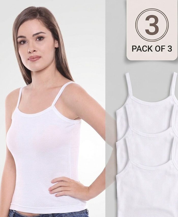 Bodycare Premium Cotton Camisole – Pack of 3
